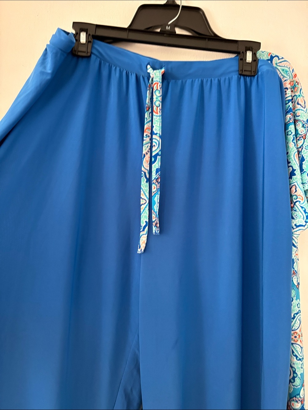 Blue Silky Soft Women’s Short Sleeve PJ Set- Nottibianche NWOT - Picture 6 of 10